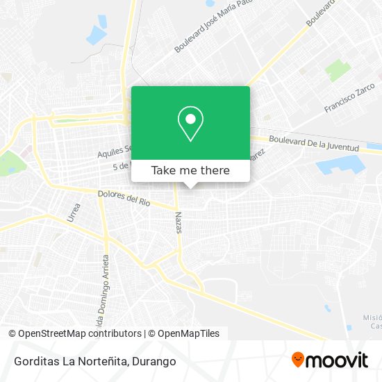 Gorditas La Norteñita map