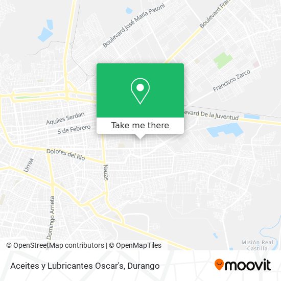 Mapa de Aceites y Lubricantes Oscar's