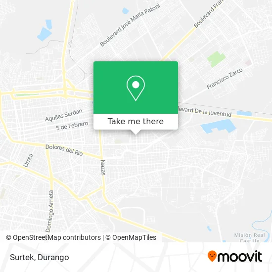 Surtek map