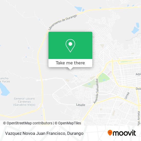 Vazquez Novoa Juan Francisco map