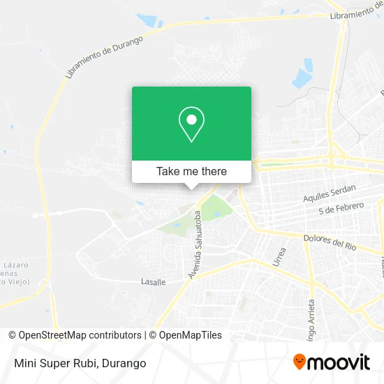 Mapa de Mini Super Rubi