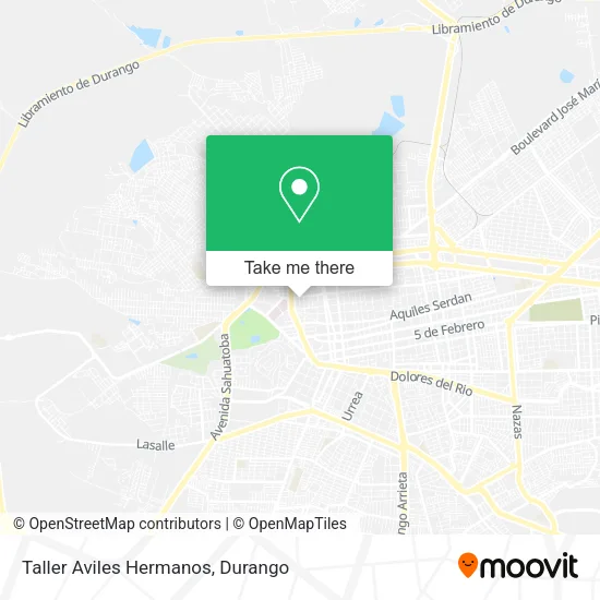 Mapa de Taller Aviles Hermanos