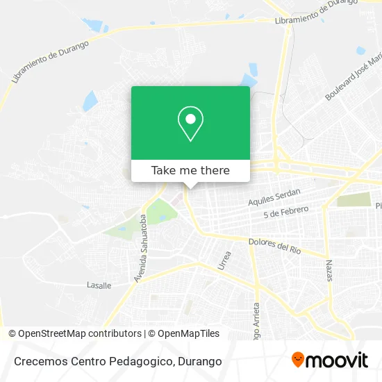 Mapa de Crecemos Centro Pedagogico