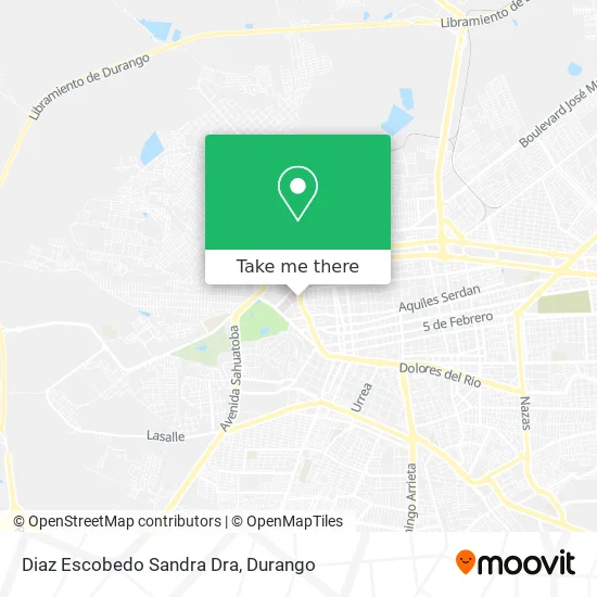 Mapa de Diaz Escobedo Sandra Dra