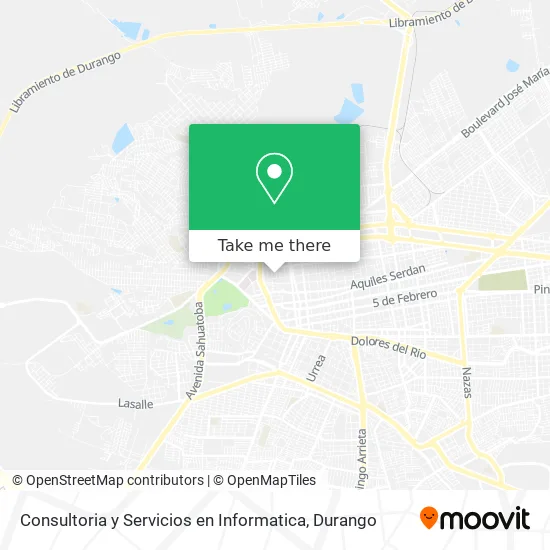 Consultoria y Servicios en Informatica map
