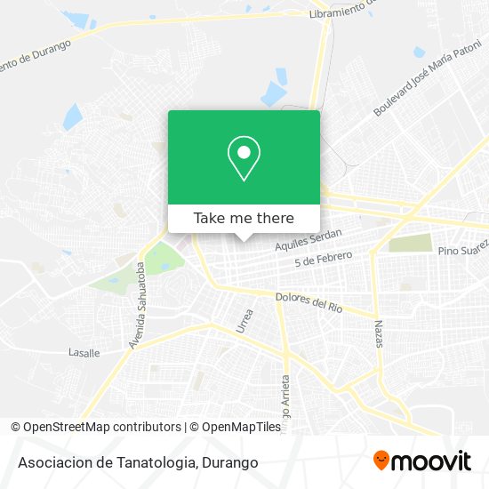 Mapa de Asociacion de Tanatologia