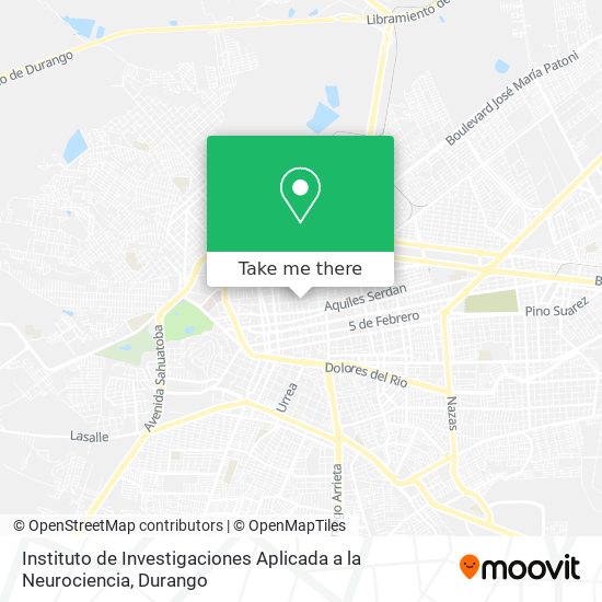 Instituto de Investigaciones Aplicada a la Neurociencia map