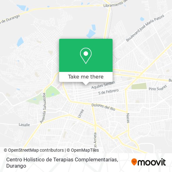 Centro Holístico de Terapias Complementarías map