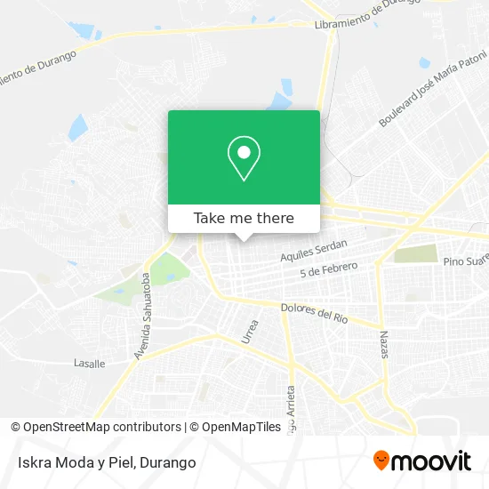 Iskra Moda y Piel map