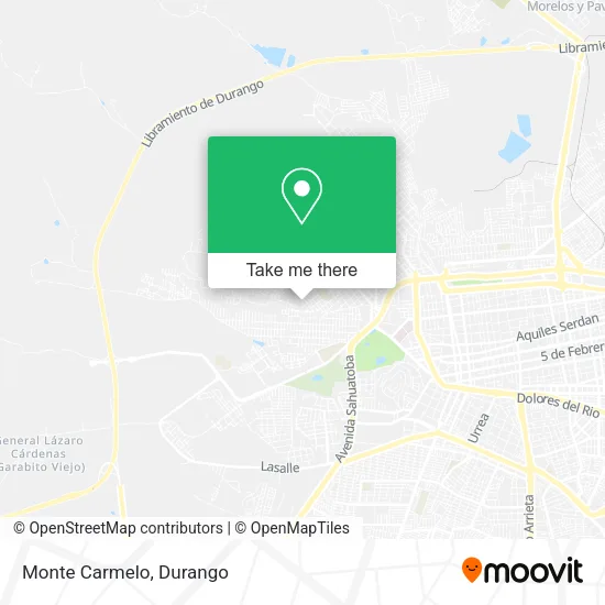Monte Carmelo map