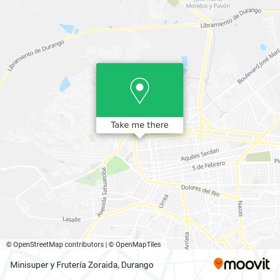 Minisuper y Frutería Zoraida map
