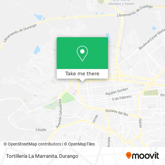 Tortillería La Marranita map