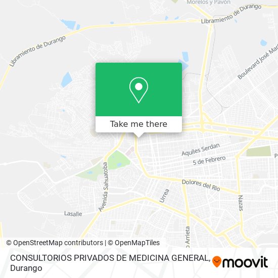 CONSULTORIOS PRIVADOS DE MEDICINA GENERAL map