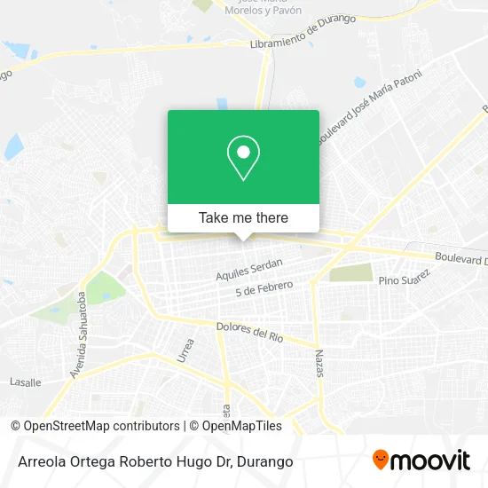 Mapa de Arreola Ortega Roberto Hugo Dr