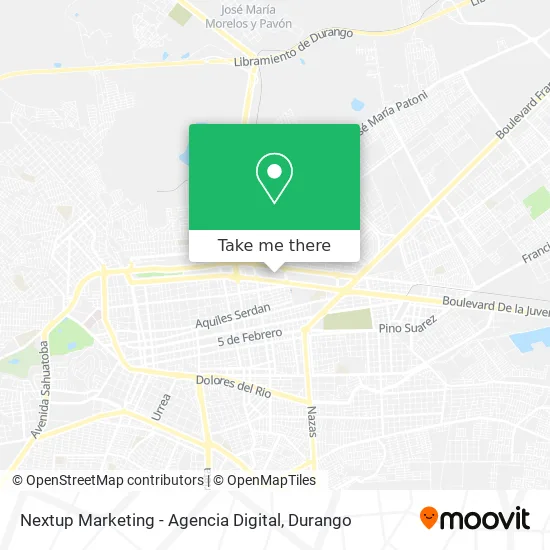 Nextup Marketing - Agencia Digital map
