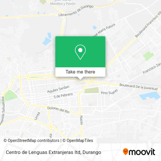 Centro de Lenguas Extranjeras Itd map