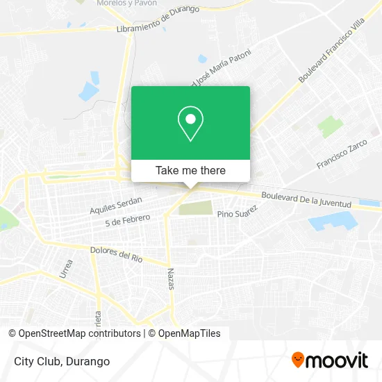 City Club map