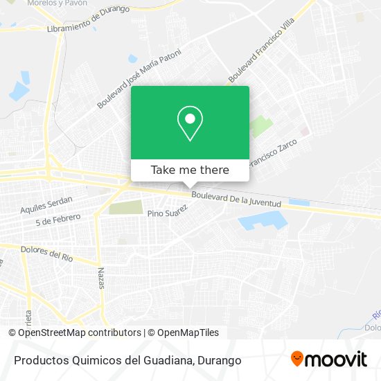 Productos Quimicos del Guadiana map
