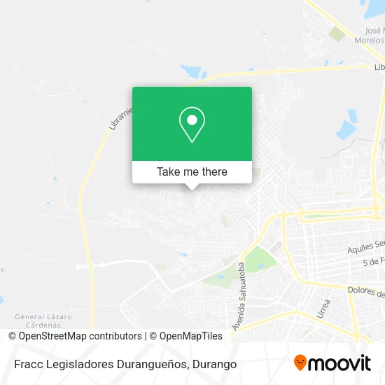 Mapa de Fracc Legisladores Durangueños