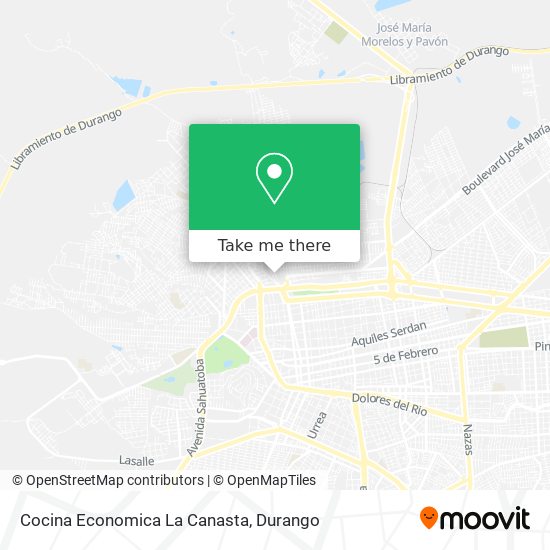 Cocina Economica La Canasta map