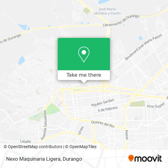Mapa de Nexo Maquinaria Ligera