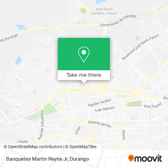 Banquetes Martin Reyna Jr map