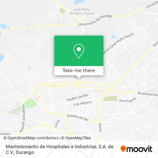 Mantenimiento de Hospitales e Industrias, S.A. de C.V. map
