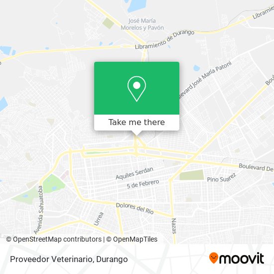 Proveedor Veterinario map
