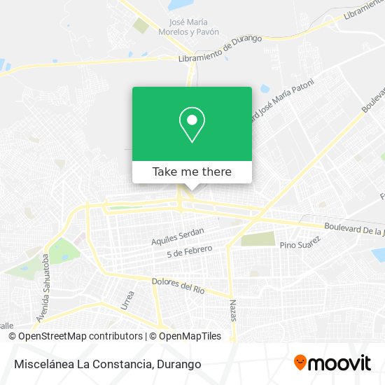 Miscelánea La Constancia map