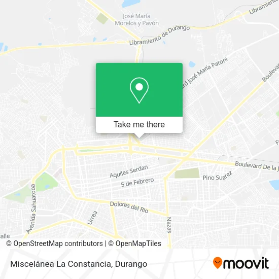 Mapa de Miscelánea La Constancia