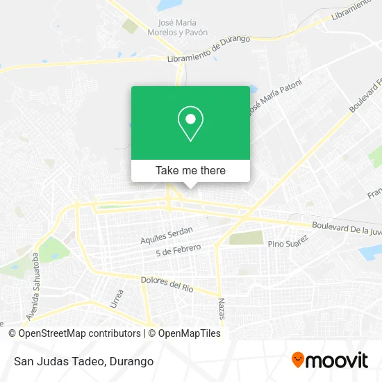 Mapa de San Judas Tadeo
