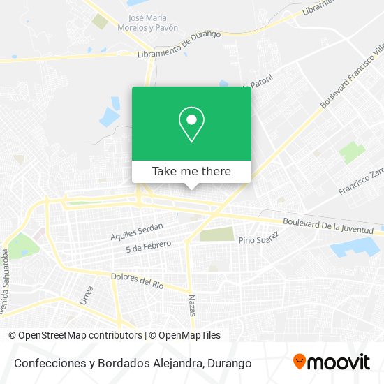 Confecciones y Bordados Alejandra map