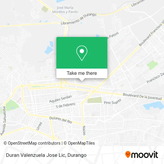 Mapa de Duran Valenzuela Jose Lic