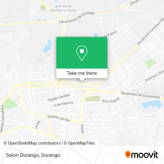 Mapa de Salon Durango