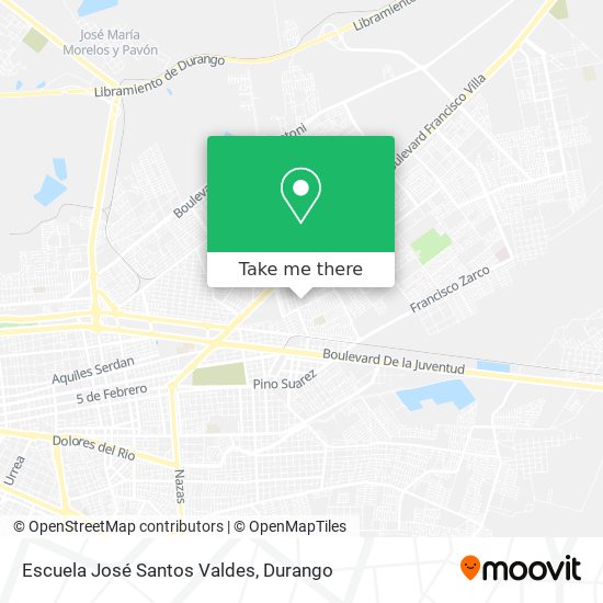 Mapa de Escuela José Santos Valdes