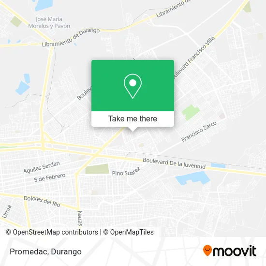 Mapa de Promedac