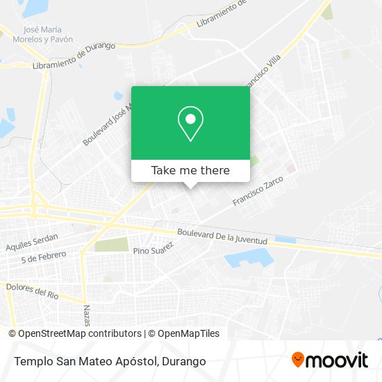 Templo San Mateo Apóstol map