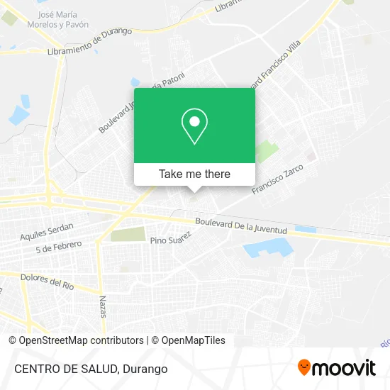 Mapa de CENTRO DE SALUD