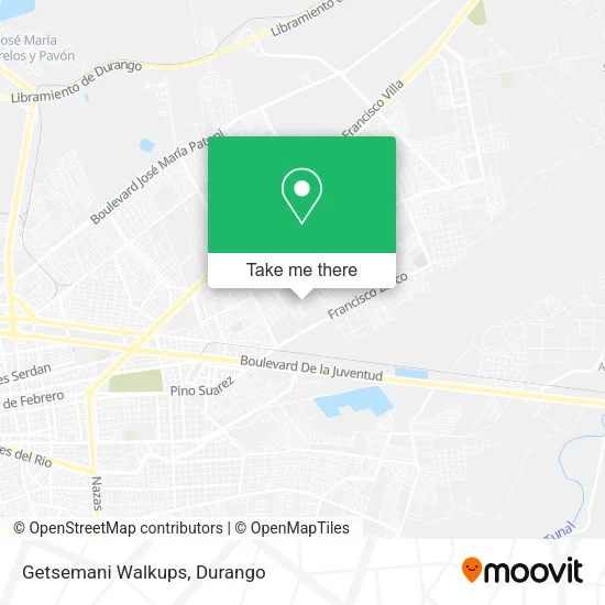 Mapa de Getsemani Walkups