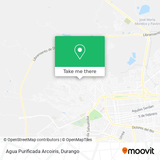 Agua Purificada Arcoiris map