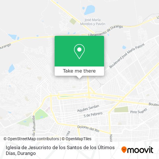Iglesia de Jesucristo de los Santos de los Últimos Días map
