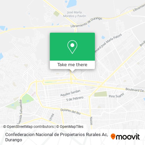 Confederacion Nacional de Propietarios Rurales Ac map