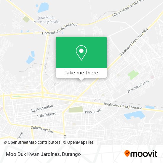 Moo Duk Kwan Jardínes map