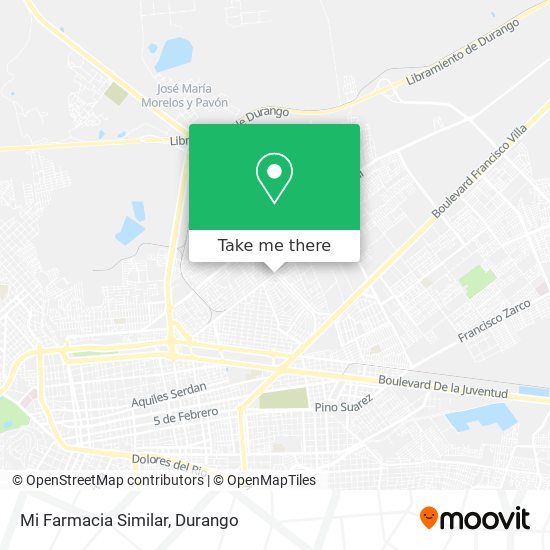 Mapa de Mi Farmacia Similar