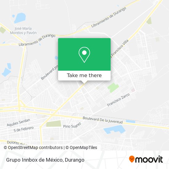 Grupo Innbox de México map