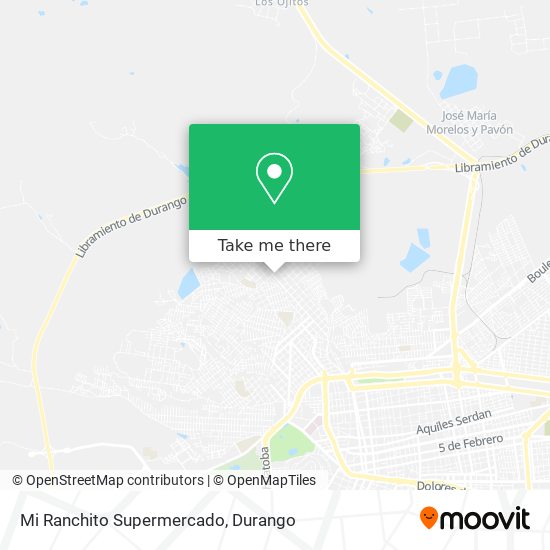 Mi Ranchito Supermercado map