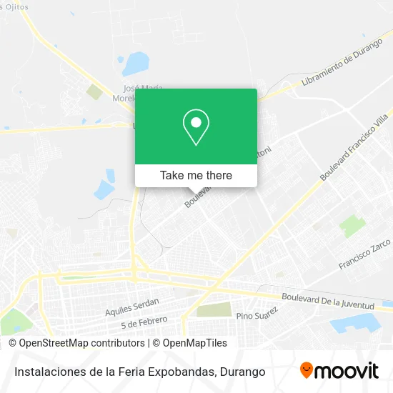 Mapa de Instalaciones de la Feria Expobandas