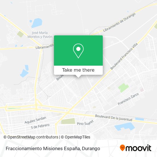 Mapa de Fraccionamiento Misiones España