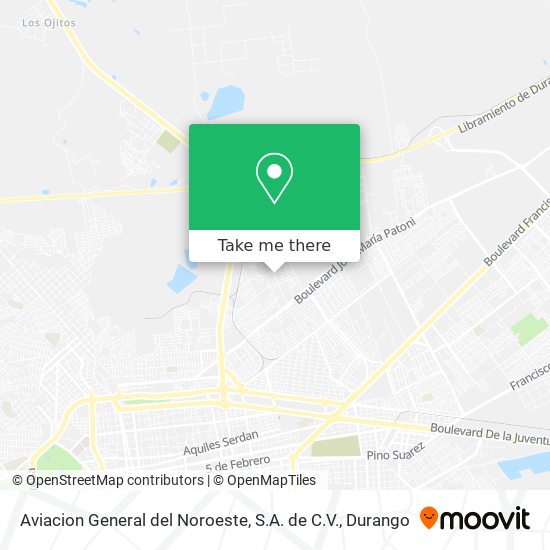 Aviacion General del Noroeste, S.A. de C.V. map