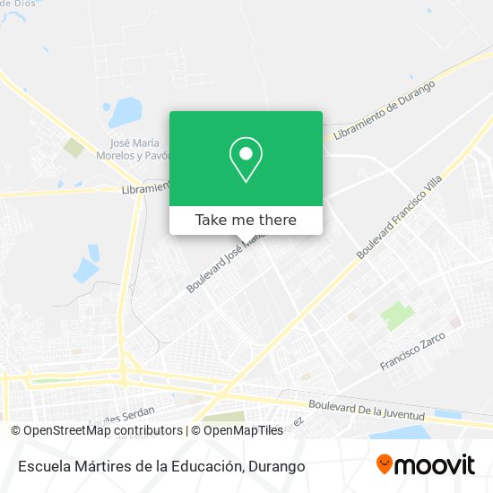 Escuela Mártires de la Educación map